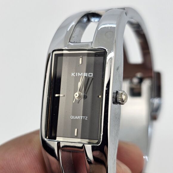 Kimio Women's Watch 20MM Gray Bracelet 5-6" New Battery Working READ DESCRIPTION - Picture 3 of 15